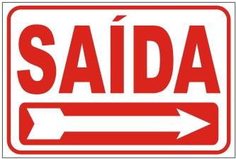 Saída - Seta p/direita