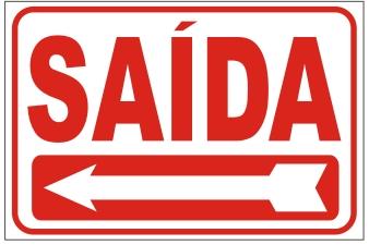 Saída - Seta p/esquerda